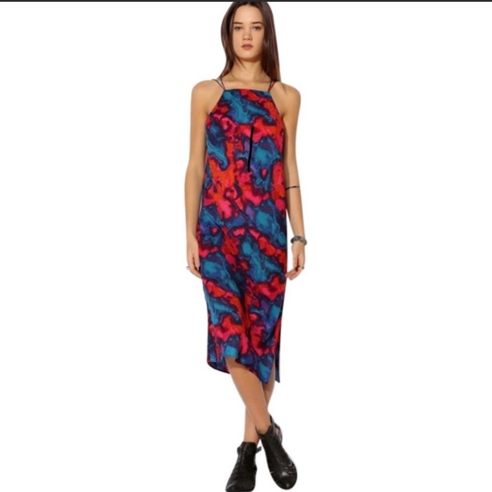Silence + Noise Midi Dress